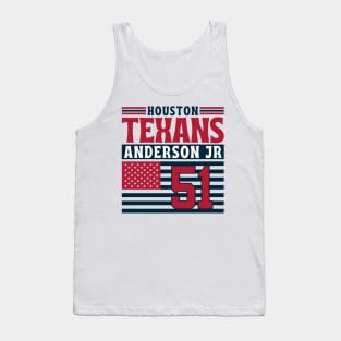Houston Texans Anderson Jr 51 American Flag Football Tank Top